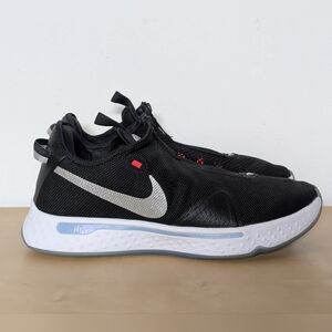 NIKE PG 4 Black White Grey Sneakers CD5079-001 Men's Size 13 Paul George Shoes